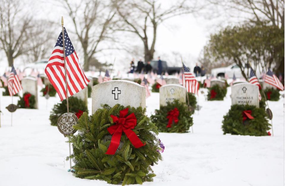 Wreaths across america ceremony sample image